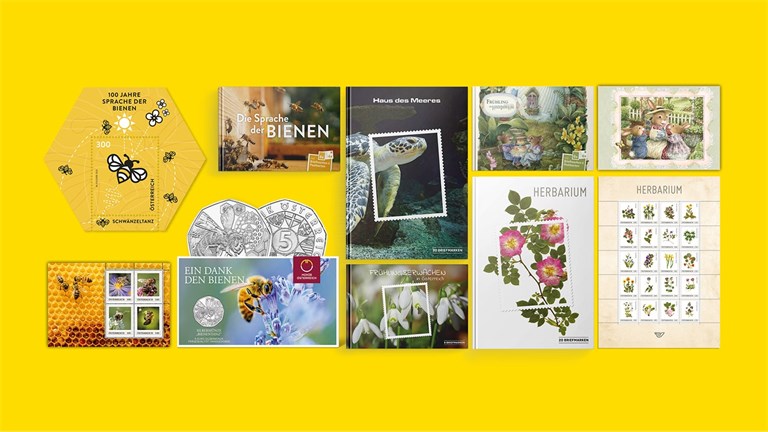 Philately products bees